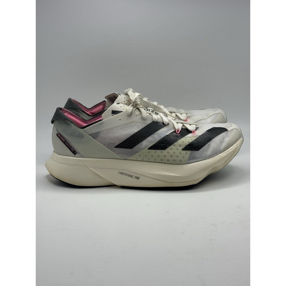 Adidas Men's Adizero Adios Pro 3 GV7067 White Running Shoes Sneakers Size 12.5
